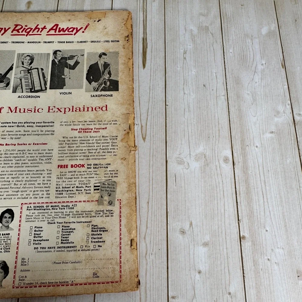 Hit Parader Magazine March 1967 Rolling Stones Dylan Elvis Charlton Music